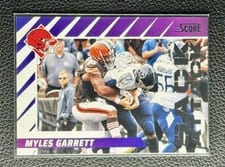 2024 Score Sack Attack Myles Garrett #8 card