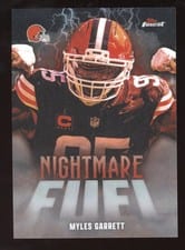 2025 Finest Nightmare Fuel Myles Garrett #NF-3 card