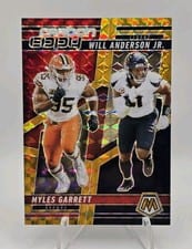 2025 Panini Mosaic Carbon Copy Myles Garrett / Will Anderson Jr. #CCO-15 card