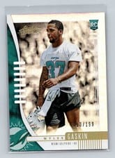 2019 Panini Absolute Myles Gaskin #169 card