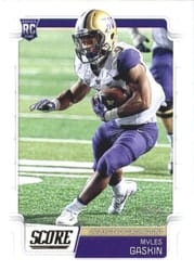 2019 Score Base Set Myles Gaskin #345 card