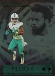 2021 Panini Illusions Base Set Myles Gaskin #56 card