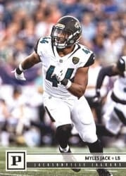 2018 Panini Base Set Myles Jack #137 card