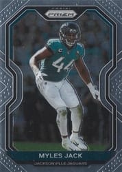 2020 Panini Prizm Base Set Myles Jack #98 card