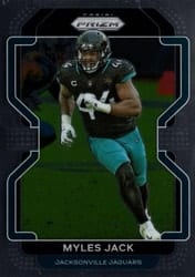 2021 Panini Prizm Base Set Myles Jack #16 card