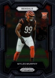 2023 Panini Prizm Base Set Myles Murphy #320 card