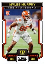 2023 Score Base Set Myles Murphy #370 card