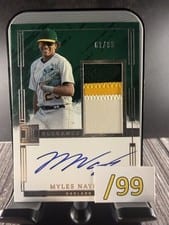 2024 Panini Impeccable Elegance Prospect Jersey Autographs Myles Naylor #EPJ-MN card