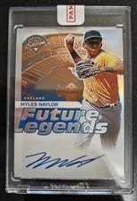 2024 Panini Prospect Edition Future Legends Signatures Myles Naylor #12 card
