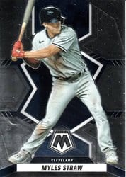 2022 Panini Mosaic Base Set Myles Straw #41 card
