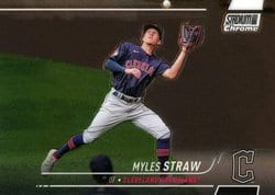 2022 Stadium Club Chrome Base Set Myles Straw #342 card