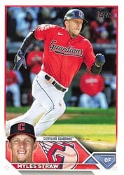 2023 Topps Base Set Myles Straw #474 card
