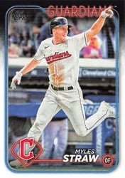 2024 Topps Base Set Myles Straw #361 card