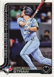 2025 Topps Update Base Set Myles Straw #US340 card