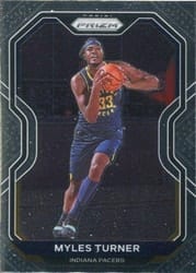 2020-21 Panini Prizm Base Set Myles Turner #240 card