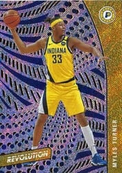 2020-21 Panini Revolution Base Set Myles Turner #91 card