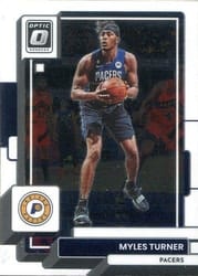 2022-23 Donruss Optic Base Set Myles Turner #89 card