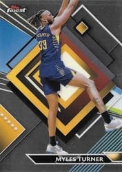 2023-24 Finest Base Set Myles Turner #221 card