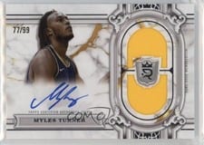 2023-24 Topps Royalty Regalia Relic Signatures Myles Turner #RRS-MT card