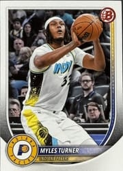 2025-26 Bowman Base Set Myles Turner #161 card