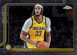 2025-26 Topps Chrome Base Set Myles Turner #29 card