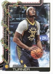 2025-26 Topps Holiday Base Set Myles Turner #H40 card