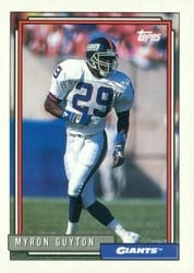 1992 Topps Base Set Myron Guyton #517 card