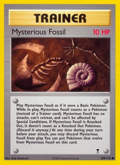 Legendary Collection Mysterious Fossil #109 card