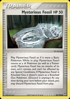 Power Keepers Mysterious Fossil #85 card
