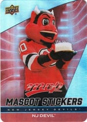 2025-26 Upper Deck MVP Mascot Stickers N.J. Devil #MS-16 card