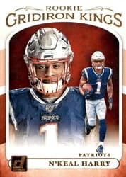 2019 Donruss Rookie Gridiron Kings N'Keal Harry #RGK-13 card