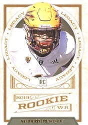 2019 Panini Legacy Base Set N'Keal Harry #187 card