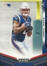2019 Panini Playoff Base Set N’Keal Harry #208 card