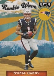 2019 Panini Playoff Rookie Wave N'Keal Harry #8 card