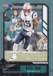 2020 Panini Playbook Base Set N'Keal Harry #41 card