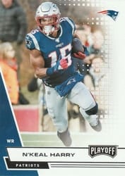 2020 Panini Playoff Base Set N'Keal Harry #14 card