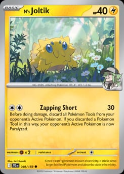 Journey Together N's Joltik #49 card