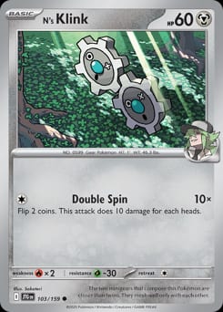 Journey Together N's Klink #103 card