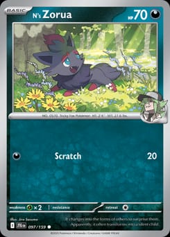 Journey Together N's Zorua #97 card