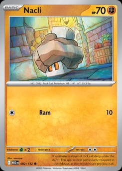 Mega Evolution Nacli #82 card