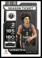 2025-26 Panini Contenders EuroLeague Base Season Ticket Nadir Hifi #6 card