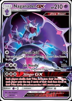 Forbidden Light Naganadel-GX #56 card