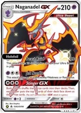 Hidden Fates Shiny Vault Naganadel-GX #SV63 card