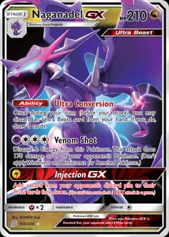 Unified Minds Naganadel-GX #160 card