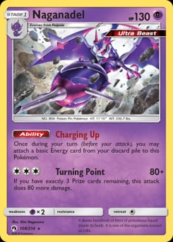 Lost Thunder Naganadel #108 card