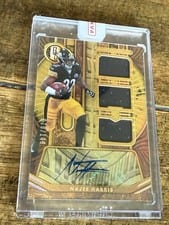 2021 Panini Gold Standard Rookie Jersey Autographs Triple Najee Harris #280 card