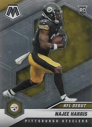 2021 Panini Mosaic Base Set Najee Harris #252 card