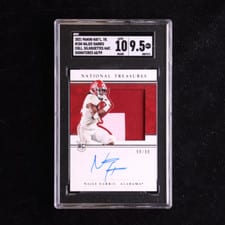 2021 Panini National Treasures Collegiate Najee Harris #104 card