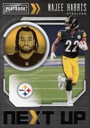 2021 Panini Playbook Next Up Najee Harris #NXT-NHA card