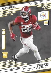 2021 Panini Prestige Base Set Najee Harris #209 card